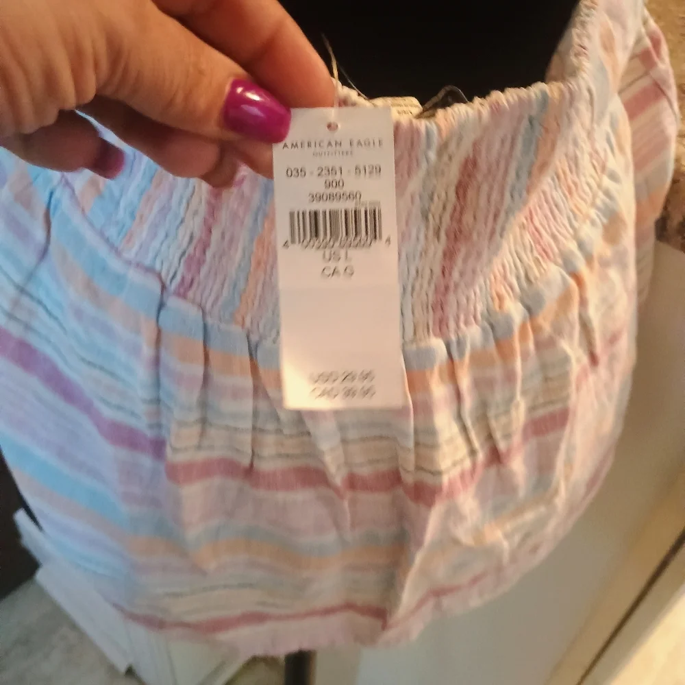 American Eagle Outfitters Pastel Striped Camisole. New With Tags - Picture 8 of 8